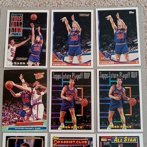 Lot of 36 Mark Price Cleveland Cavs basketball cards - Picture 10 of 16